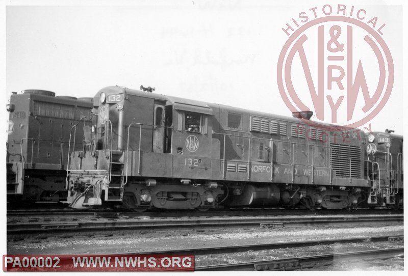 N&W F-M H-16-44 #132 at Norfolk, VA