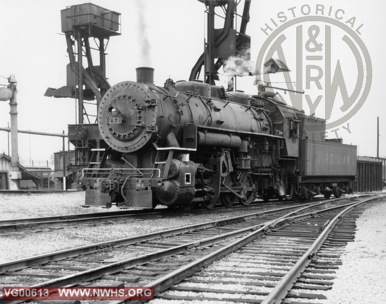 VGN Steam locomotive SB class #252, Roanoke, VA