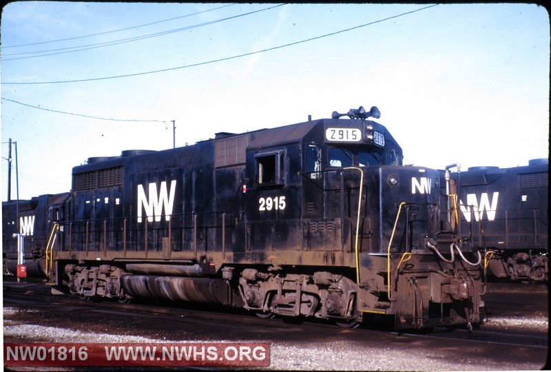 N&W EMD GP35 #2915 at North Kansas City, MO