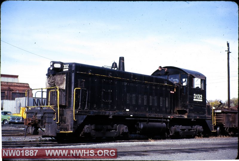 N&W EMD SW8 #3132 at Roanoke, VA