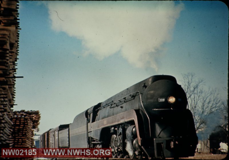 N&W Class J 610 with mixed freight