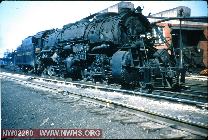  Class Y3a No. 2078 on Ready Track,Color,3/4 Right Front View,Bluefield,WV