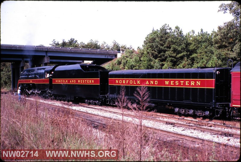 J #611 Left 3/4 Side Rear View at Petersburg VA.