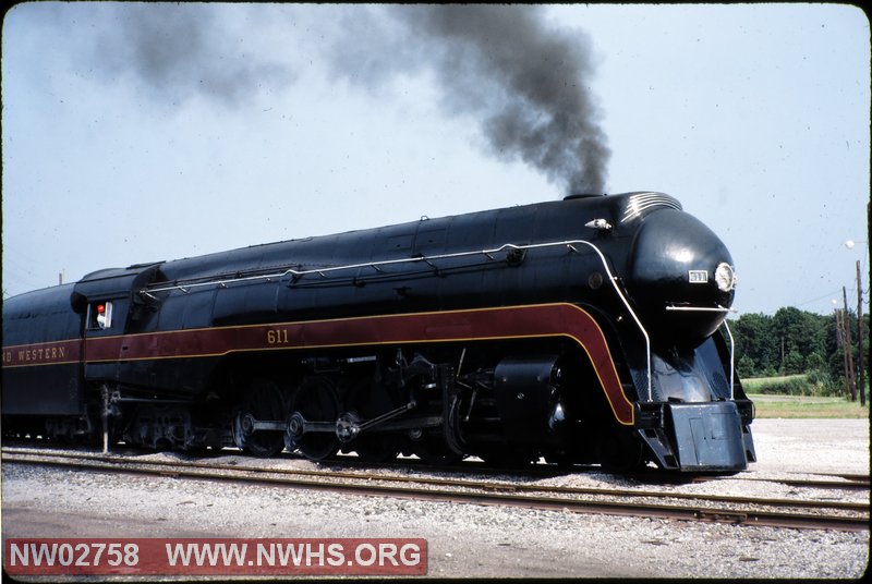 J #611 3/4 Right Side Head on View at Norfolk, VA.