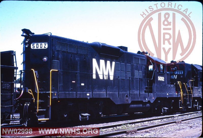 N&W EMD/ICG GP9 REBUILD #5002 at Conneaut, OH