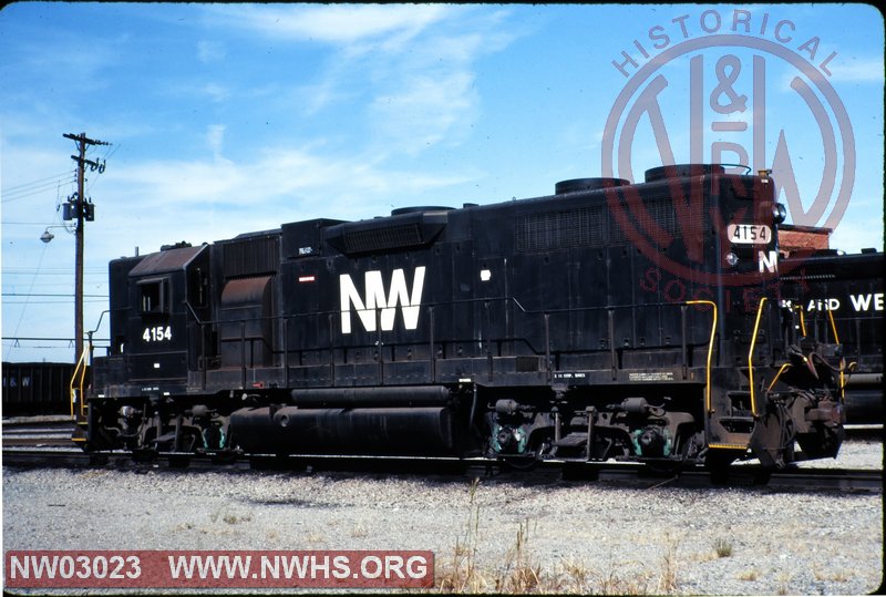 N&W EMD GP38AC #4154 at Norfolk, VA