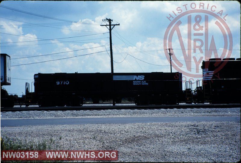 NS RP-E4 #9710 (Slug) Left Side View at Bellevue, OH