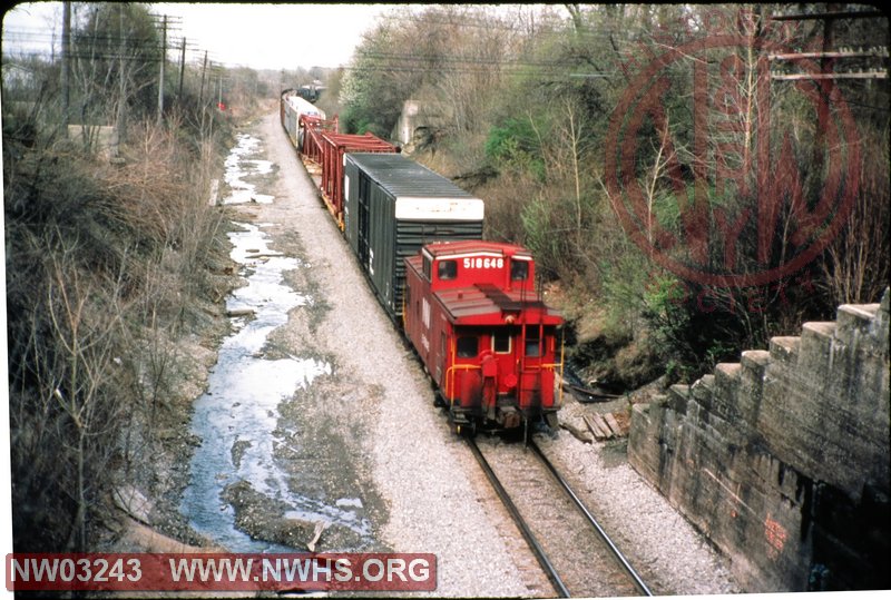 NW C31P #518648 Rear View from Above at Vermilon OH