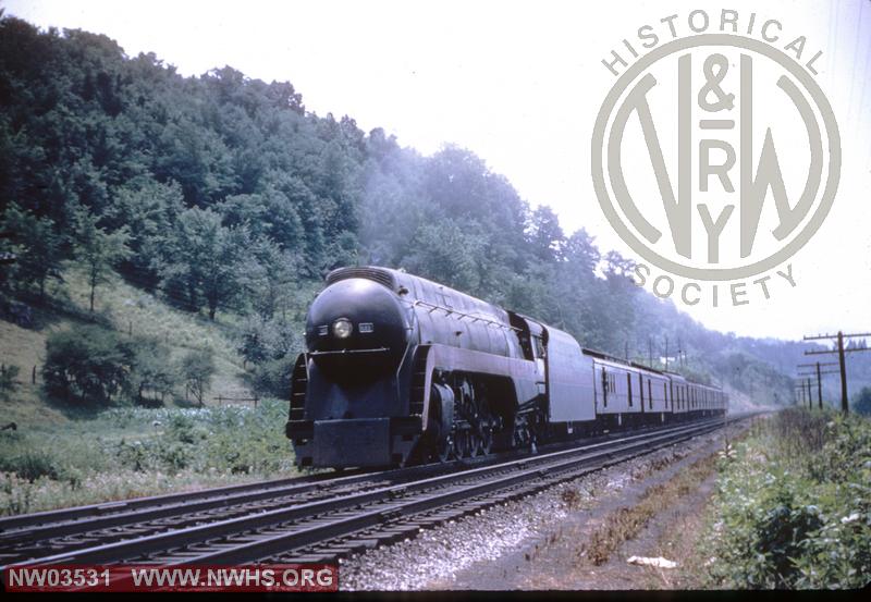 J #603 3/4 Front Left Side View from Slight Distance at Narrows, VA.