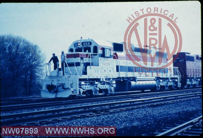 EJ&E 668, SD38 at Griffith, IN