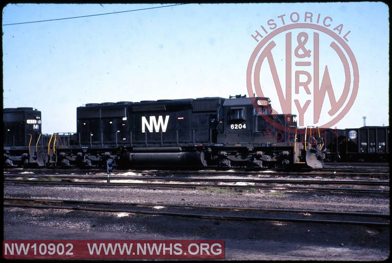 N&W EMD SD40-2 #6204 at Norfolk, VA