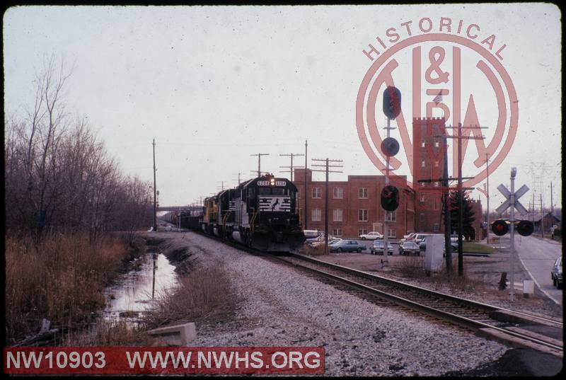 NS EMD SD40-2 #6204 at Mentor, OH