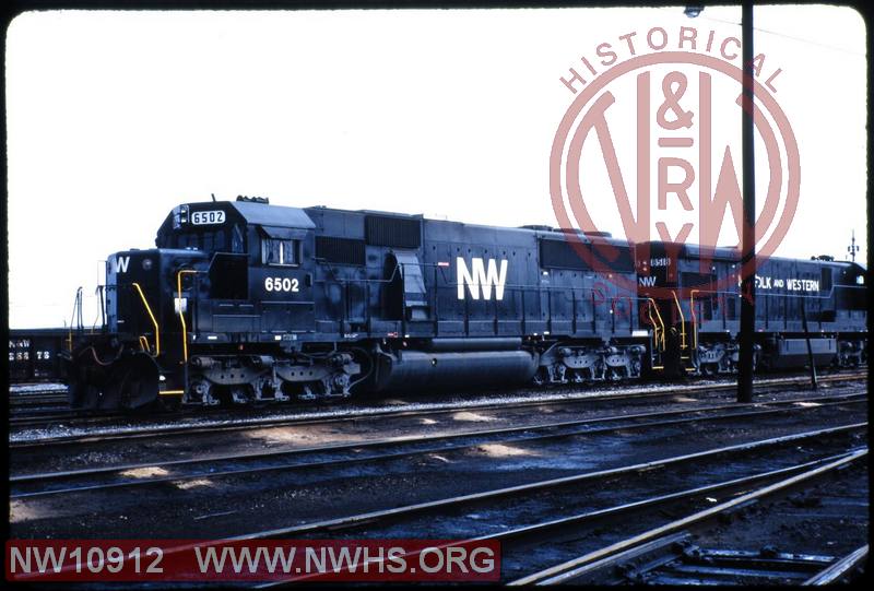 N&W EMD SD50-S #6502 at Norfolk, VA