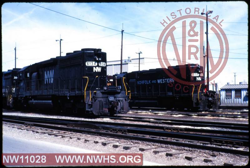 N&W EMD SD40-2 #6134 at Norfolk, VA