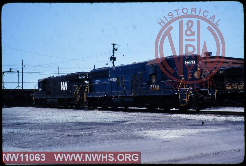 N&W EMD SD9 #2354 at Norfolk, VA