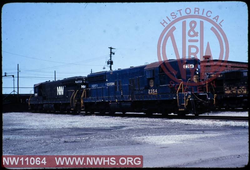 N&W EMD SD9 #2354 at Norfolk, VA