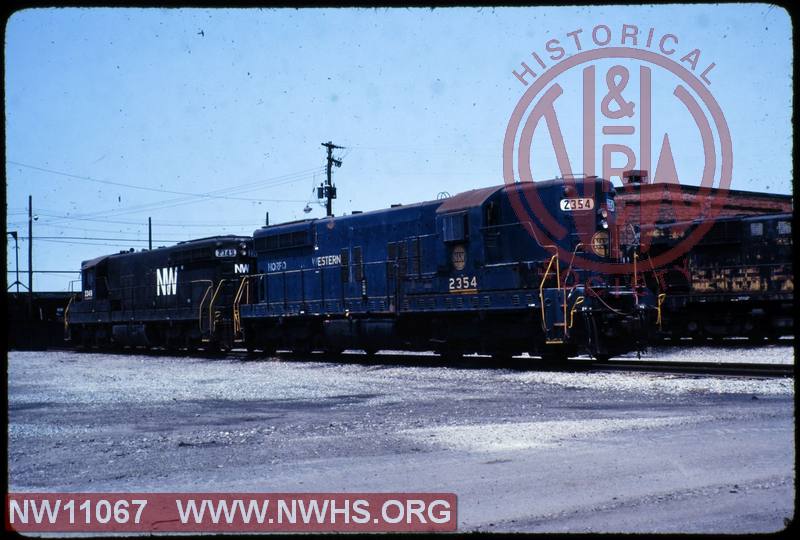 N&W EMD SD9 #2354 at Norfolk, VA