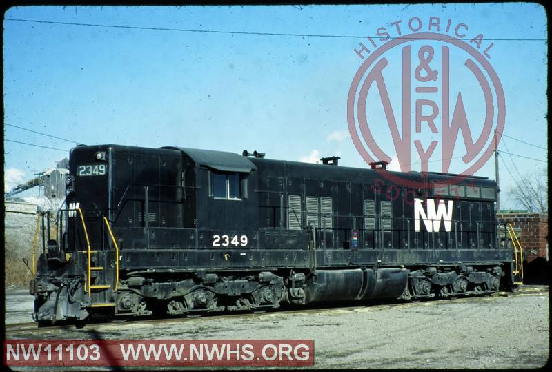 N&W EMD SD9 #2349 at Mingo Junction, OH