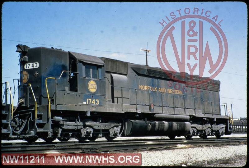 N&W EMD SD45 #1743