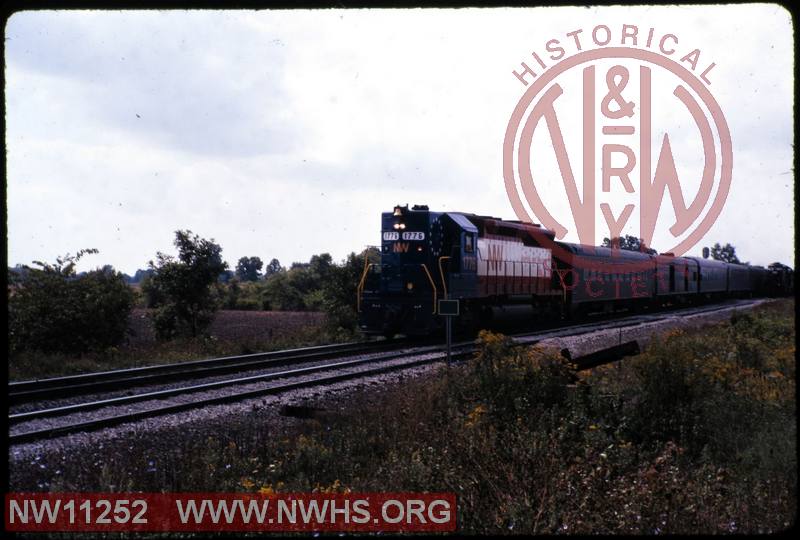 N&W EMD SD45 #1776 at Maple Grove, OH