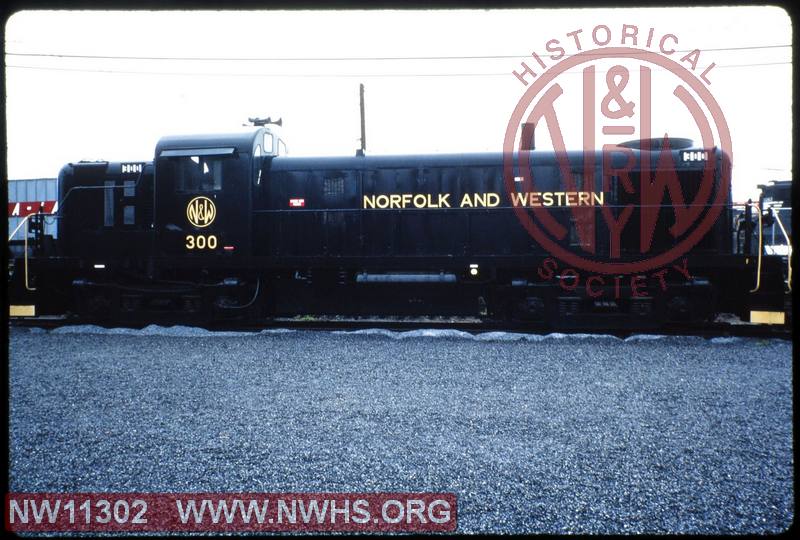 N&W ALCO RS-3 #300 at Roanoke, VA