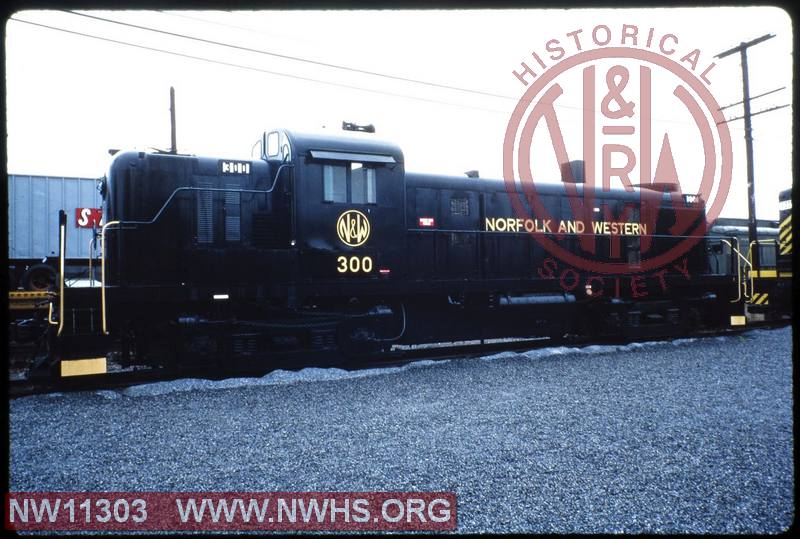 N&W ALCO RS-3 #300 at Roanoke, VA