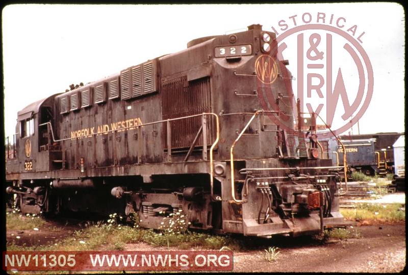 N&W ALCO RS-11 #322 at Brewster, OH