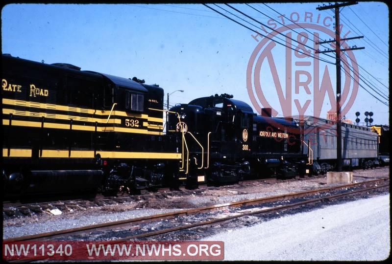 N&W ALCO RS-3 #300 at Roanoke, VA