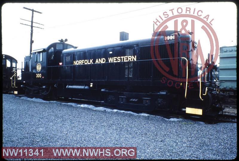 N&W ALCO RS-3 #300 at Roanoke, VA