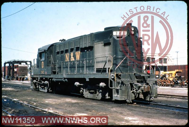 N&W ALCO RS-11 #343 at Brewster, OH