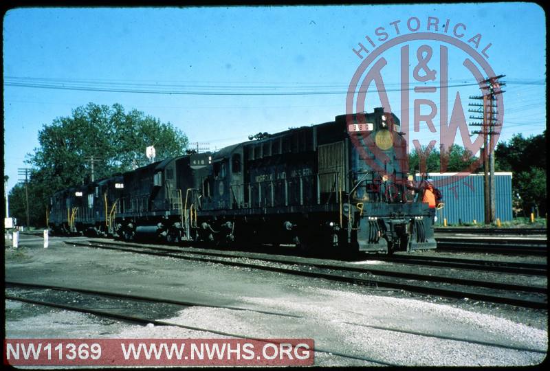 N&W ALCO RS-11 #380 at Conneaut, OH