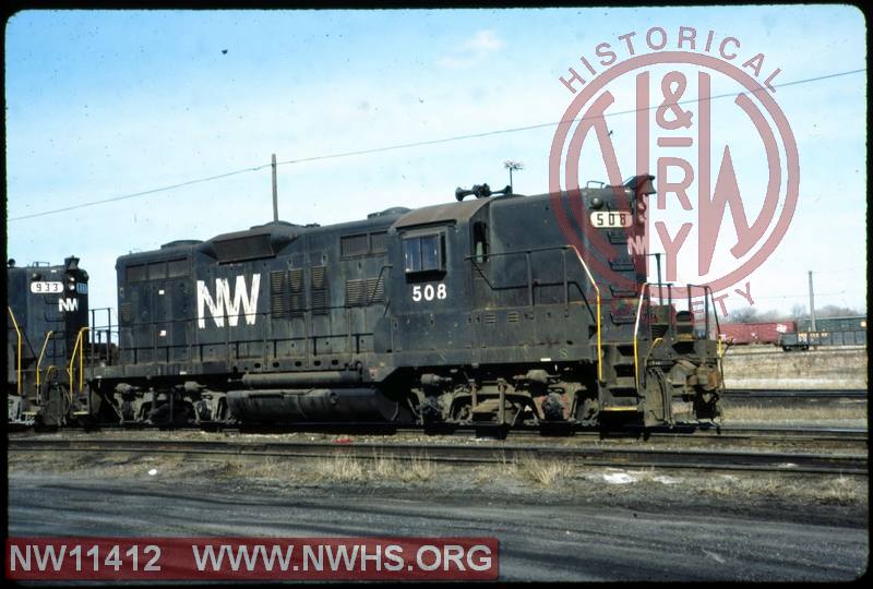 N&W EMD GP9 #508 at Chicago, IL