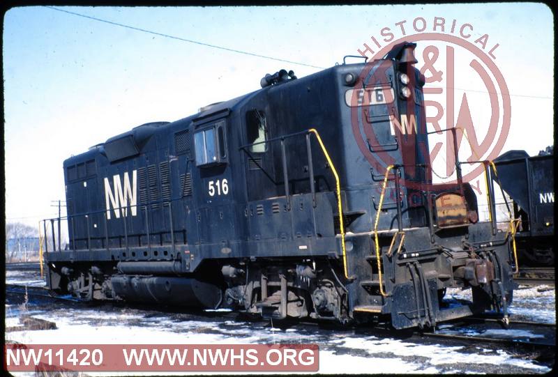 N&W EMD GP9 #516 at Toledo, OH