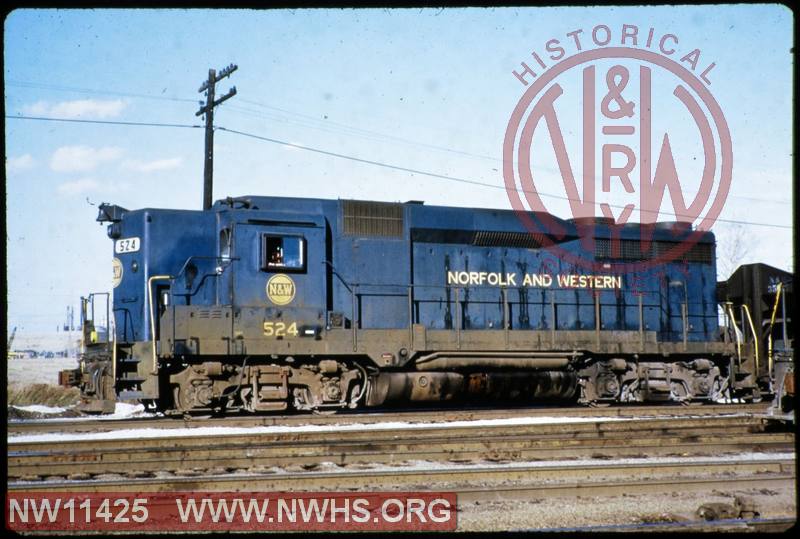 N&W EMD GP30 #524 at Toledo, OH