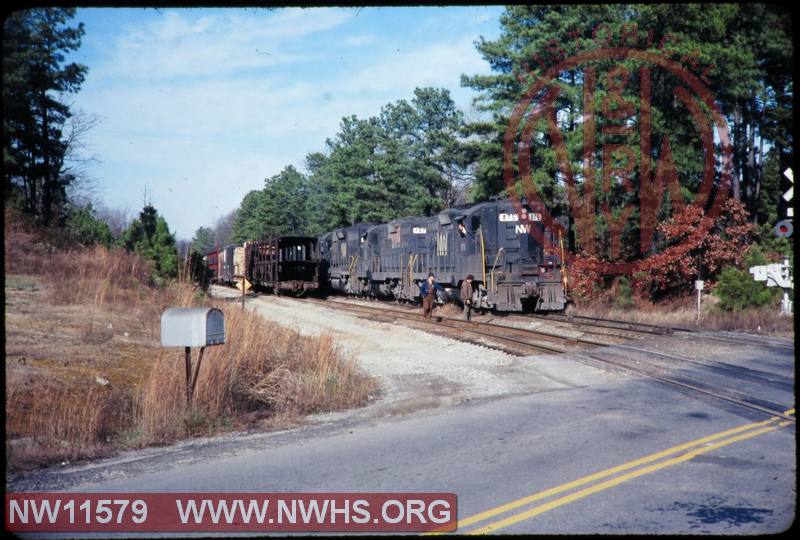 N&W EMD GP9 #875 and N&W EMD GP9 #767 at Petersburg, VA