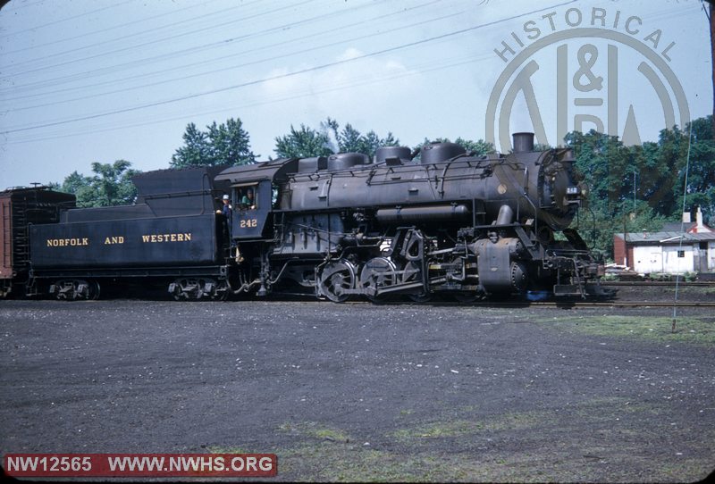 N&W Class S1a 242 at Chilicothe, OH