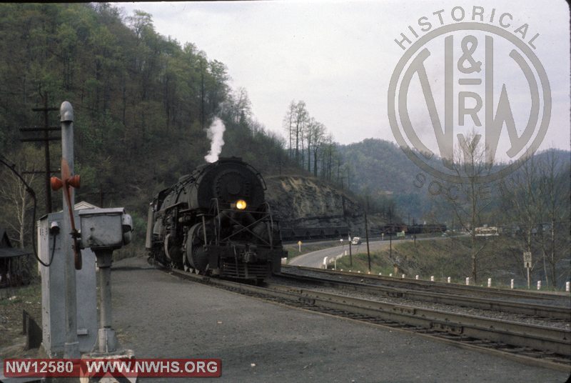 N&W Class Y6B 2190 at Chattaroy, WV