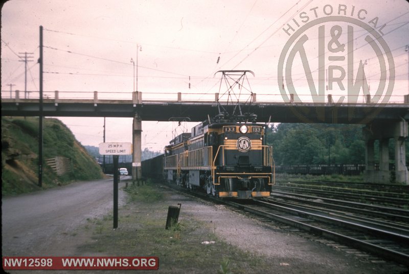 VGN EL-C #133 east bound at Princeton, WV