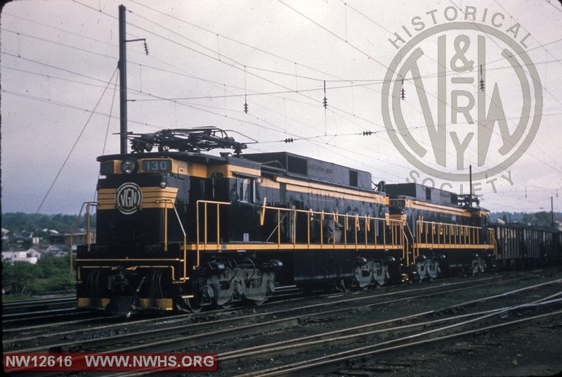 VGN EL-C 130 & 131 on coal train at Princeton, WV