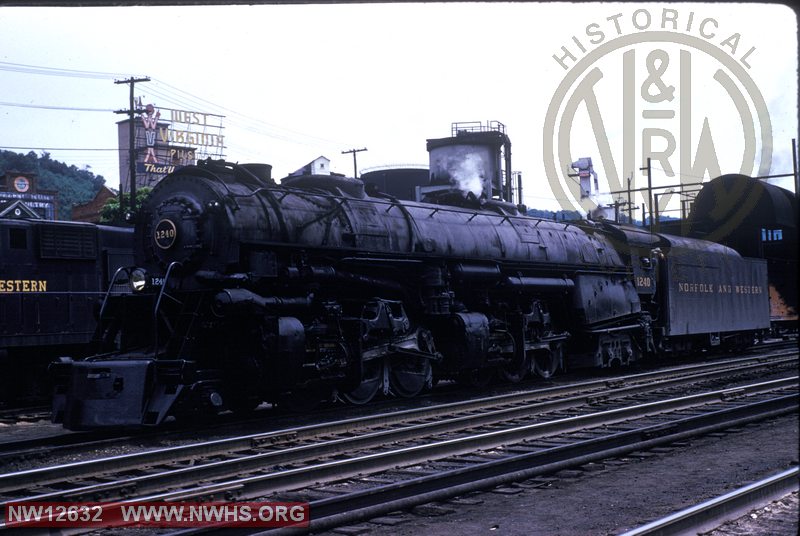 N&W Class A 1240 at Bluefield, WV