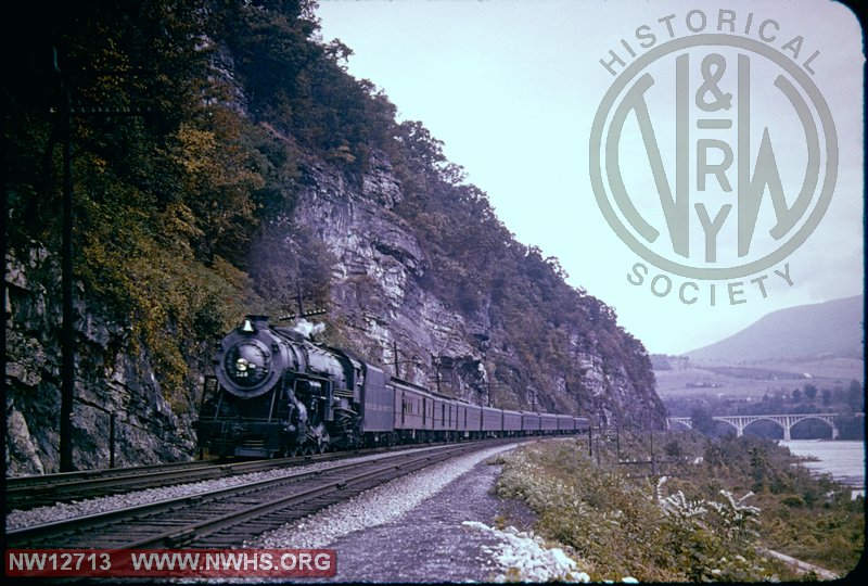 N&W Class K2a #128 pulling the Pocahontas at Ripplemead, VA