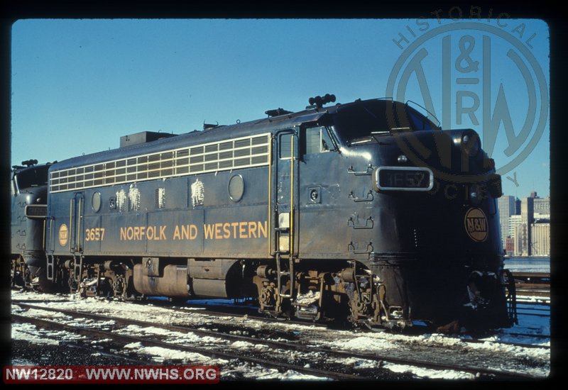 N&W EMD F7A #3657