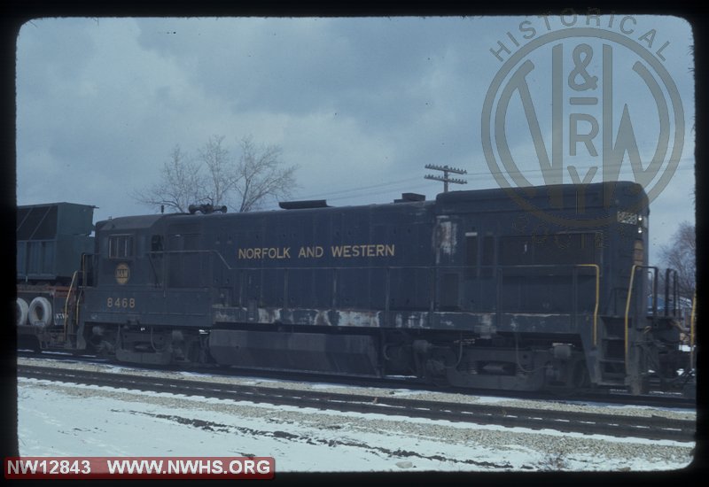 N&W GE U30B #8468 at LaGrange IL