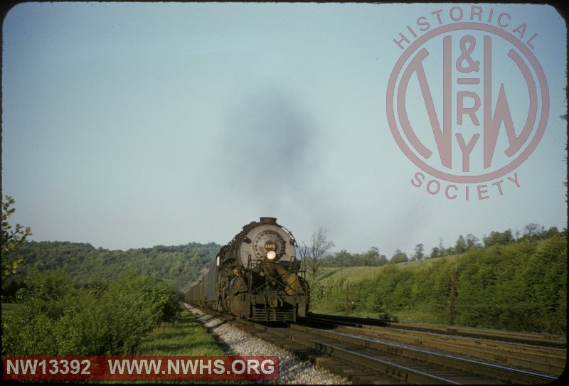 N&W Y6 2129 with extra westbound at Pearisburg, VA