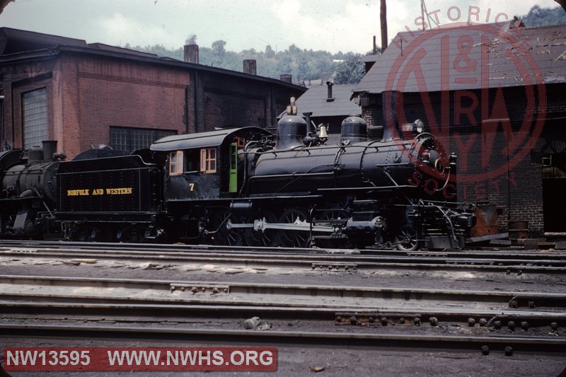 N&W Class G1 7 at Bluefield, WV