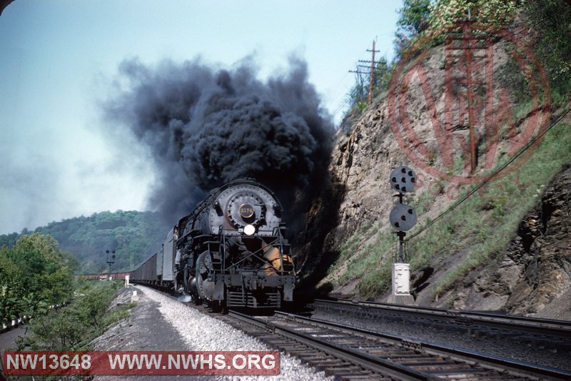 N&W Y6b 2174 westbound at Glen Lyn, VA