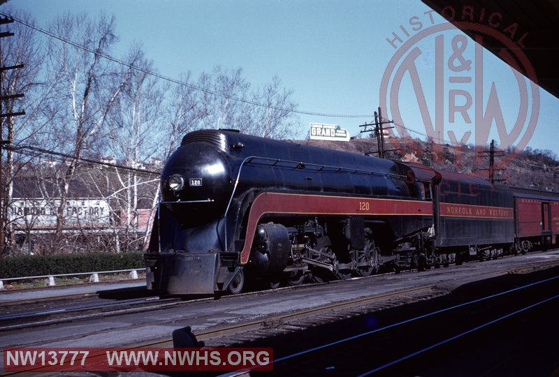 N&W  K2 120 at Island Yard, VA