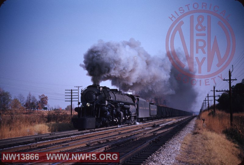 N&W A 1238 westbound at Burkeville, VA