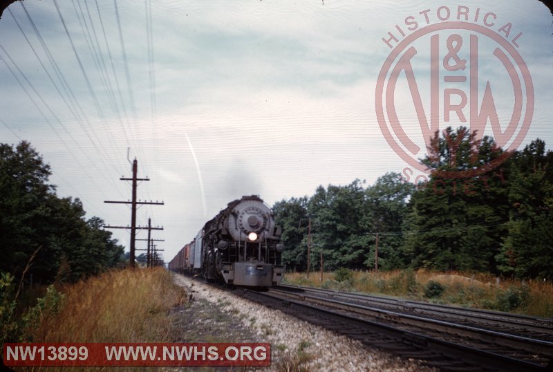 N&W A 1241 with #78 near Crewe, VA