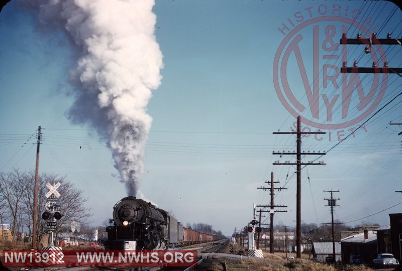 N&W A 1233 westbound at Burkeville, VA